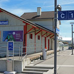 Schweizer-Eisenbahnen - Bahnhof Niederhasli