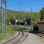 Schweizer-Eisenbahnen - Bahnhof Genolier