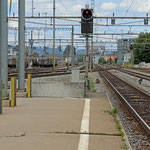Schweizer-Eisenbahnen - Bahnhof Thun