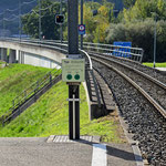 Schweizer-Eisenbahnen - Bahnhof Pont du Rhône