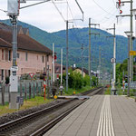 Schweizer-Eisenbahnen - Bahnhof Courtételle