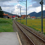Schweizer-Eisenbahnen - Bahnhof Les Coeudres