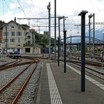Schweizer-Eisenbahnen - Bahnhof Aigle