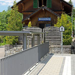 Schweizer-Eisenbahnen - Bahnhof Weissenburg