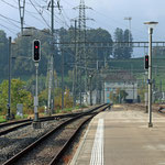 Schweizer-Eisenbahnen - Bahnhof Puidoux