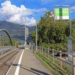 Schweizer-Eisenbahnen - Bahnhof Pont du Rhône