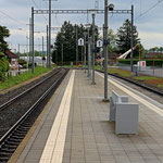 Schweizer-Eisenbahnen - Bahnhof Courgenay