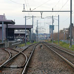 Schweizer-Eisenbahnen - Bahnhof Horn