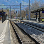Schweizer-Eisenbahnen - Bahnhof Uznach