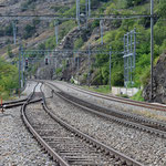 Schweizer-Eisenbahnen - Bahnhof Lalden