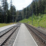 Schweizer-Eisenbahnen - Bahnhof Surovas