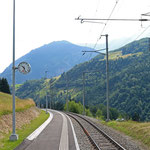 Schweizer-Eisenbahnen - Bahnhof Mompé Tujetsch