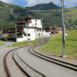Schweizer-Eisenbahnen - Bahnhof Davos Wolfgang