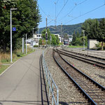 Schweizer-Eisenbahnen - Bahnhof Reinach AG Nord