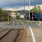 Schweizer-Eisenbahnen - Bahnhof Les Granges (Orbe)