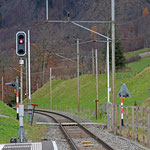 Schweizer-Eisenbahnen - Bahnhof Mitlödi