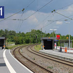 Schweizer-Eisenbahnen - Bahnhof Welschingen-Neuhausen