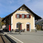 Schweizer-Eisenbahnen - Bahnhof La Punt Chamues-ch