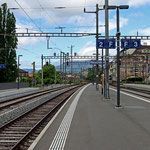Schweizer-Eisenbahnen - Bahnhof Neuchâtel