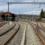 Schweizer-Eisenbahnen - Bahnhof Bauma