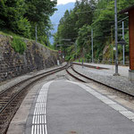 Schweizer-Eisenbahnen - Bahnhof Salvan