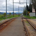 Schweizer-Eisenbahnen - Bahnhof La Sagne