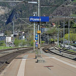 Schweizer-Eisenbahnen - Bahnhof Flüelen