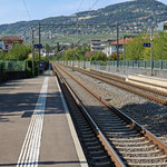 Schweizer-Eisenbahnen - Bahnhof La Tour-de-Peilz