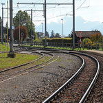 Schweizer-Eisenbahnen - Bahnhof Fontanivent