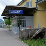 Schweizer-Eisenbahnen - Bahnhof Renan BE