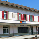 Schweizer-Eisenbahnen - Bahnhof Niederbipp