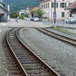 Schweizer-Eisenbahnen - Bahnhof Glovelier