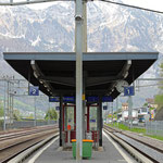 Schweizer-Eisenbahnen - Bahnhof Unterterzen