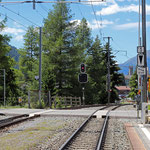 Schweizer-Eisenbahnen - Bahnhof Davos Dorf