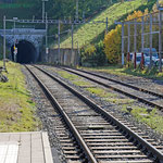Schweizer-Eisenbahnen - Bahnhof Läufelfingen