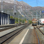 Schweizer-Eisenbahnen - Bahnhof Pontresina