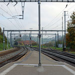 Schweizer-Eisenbahnen - Bahnhof Puidoux