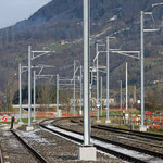 Schweizer-Eisenbahnen - Bahnhof Nieder- und Oberurnen