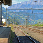 Schweizer-Eisenbahnen - Bahnhof Mels