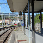 Schweizer-Eisenbahnen - Bahnhof Laufen