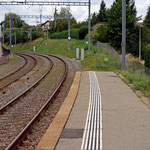 Schweizer-Eisenbahnen - Bahnhof Neyruz FR
