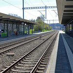 Schweizer-Eisenbahnen - Bahnhof Gümmenen
