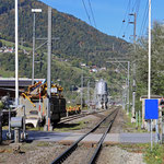 Schweizer-Eisenbahnen - Bahnhof Landquart Ried