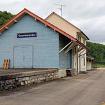 Schweizer-Eisenbahnen - Bahnhof Courtemaîche