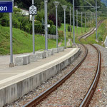 Schweizer-Eisenbahnen - Bahnhof Mosen