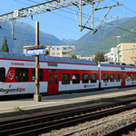 April 2024: Region Alps Zug im Bahnhof von Martigny. (Aufnahme vom September 2016.)