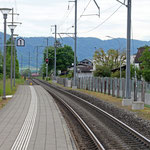 Schweizer-Eisenbahnen - Bahnhof Courtételle