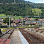 Schweizer-Eisenbahnen - Bahnhof Leissigen