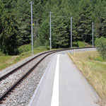 Schweizer-Eisenbahnen - Bahnhof Punt Muragl Staz