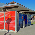 Schweizer-Eisenbahnen - Bahnhof Rüthi SG